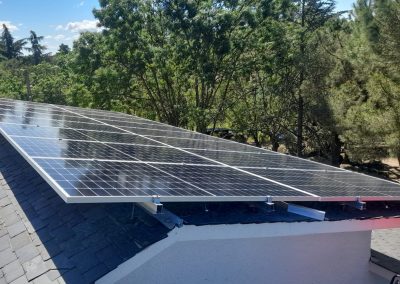 Instalación de paneles solares en vivienda